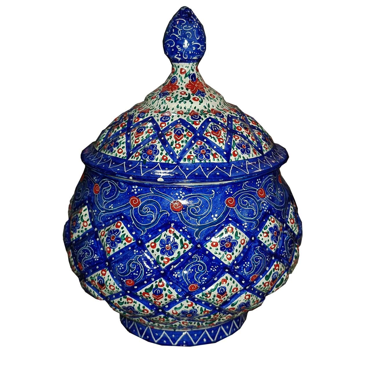قندان مسی میناکاری مدل L101