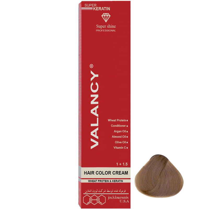 رنگ مو والانسی سری بژ مدل بلوند بژ متوسط شماره B6