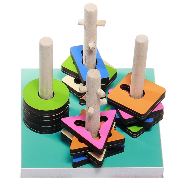 بازی آموزشی هوش مونته سوری محصولات امید مدل اشکال کد F285 