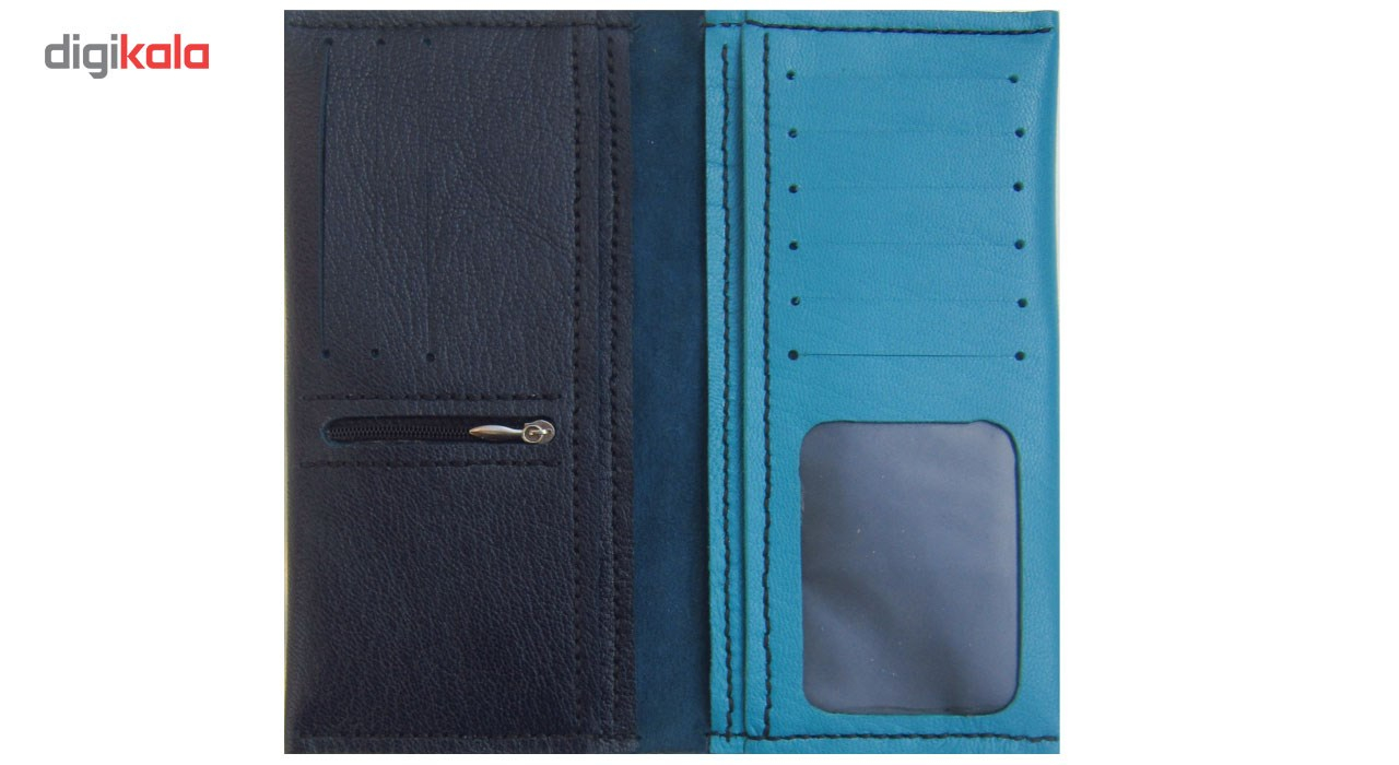 ست هدیه چرم طبیعی دستدوز  مژی مدل KSD