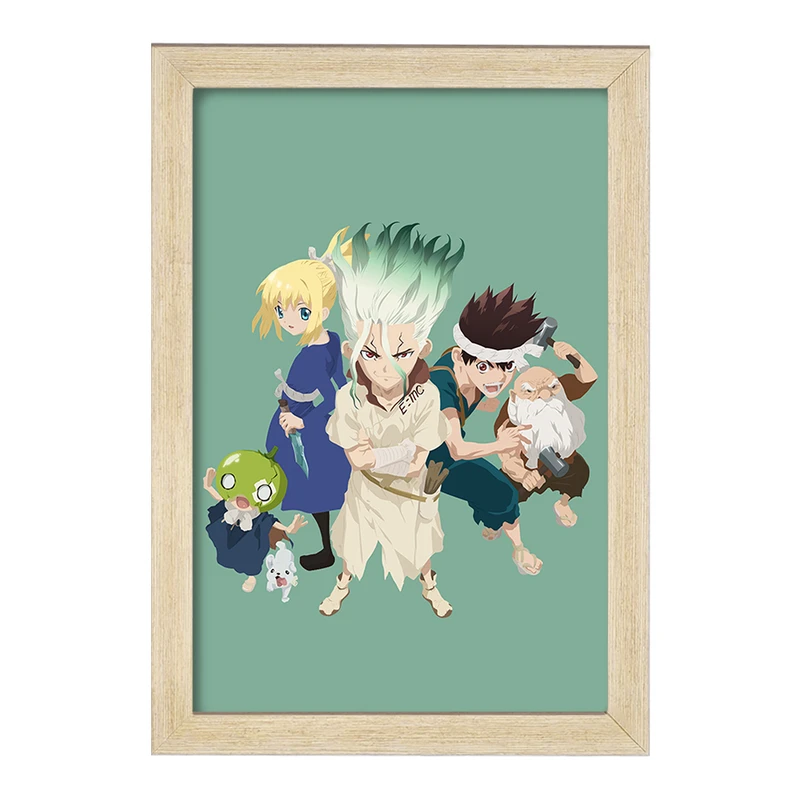 تابلو خندالو مدل انیمه دکتر استون Dr. Stone کد 27506