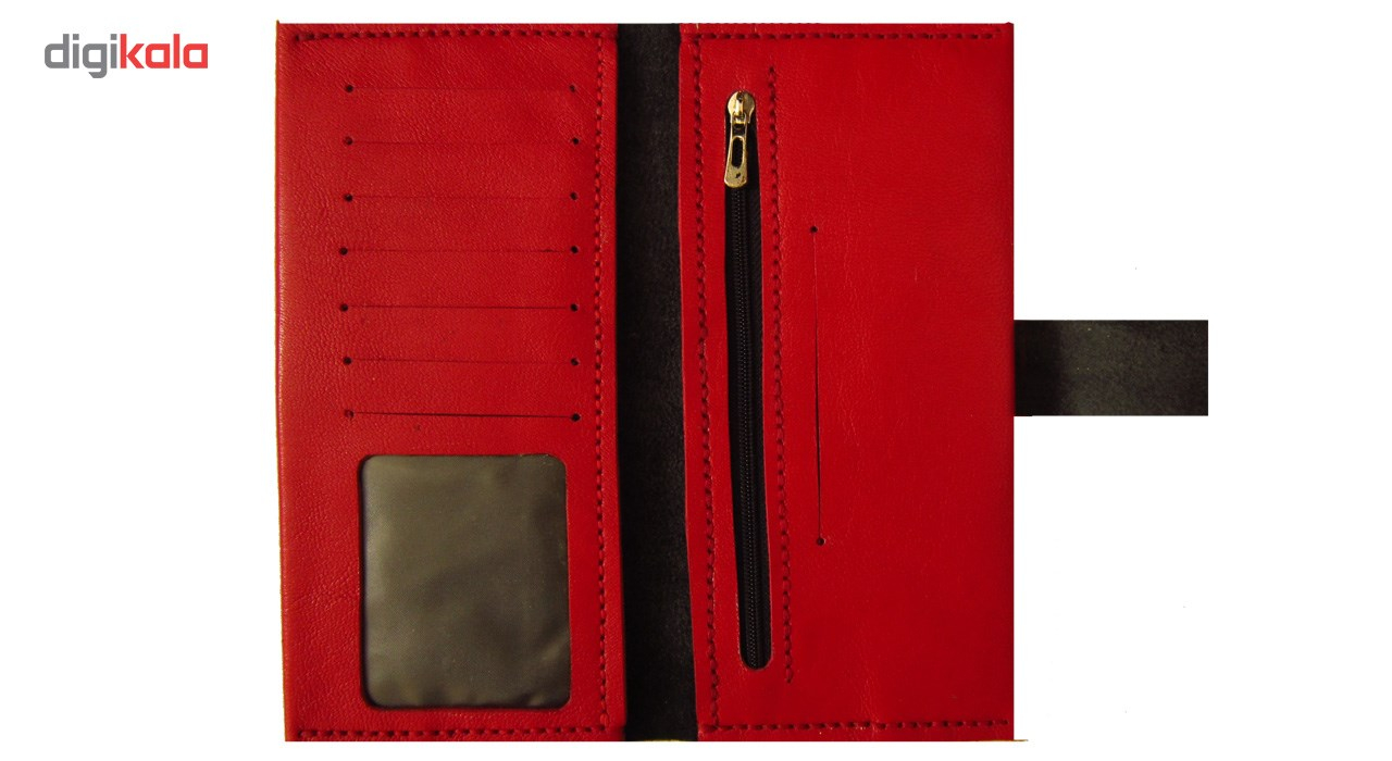 ست هدیه چرم طبیعی دستدوز  مژی مدل KSD