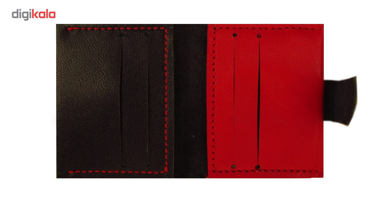 ست هدیه چرم طبیعی دستدوز  مژی مدل KSD