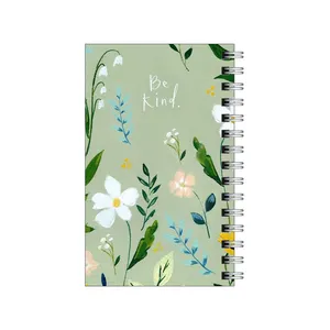 دفترچه یادداشت مدل to do list طرح پترن گل گلی مهربون باش کد 2817135