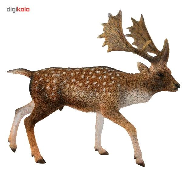  خرید اینترنتی با تخفیف ویژه عروسک کالکتا مدل Fallow Deer Male 88685 ارتفاع 10.5 سانتی متر