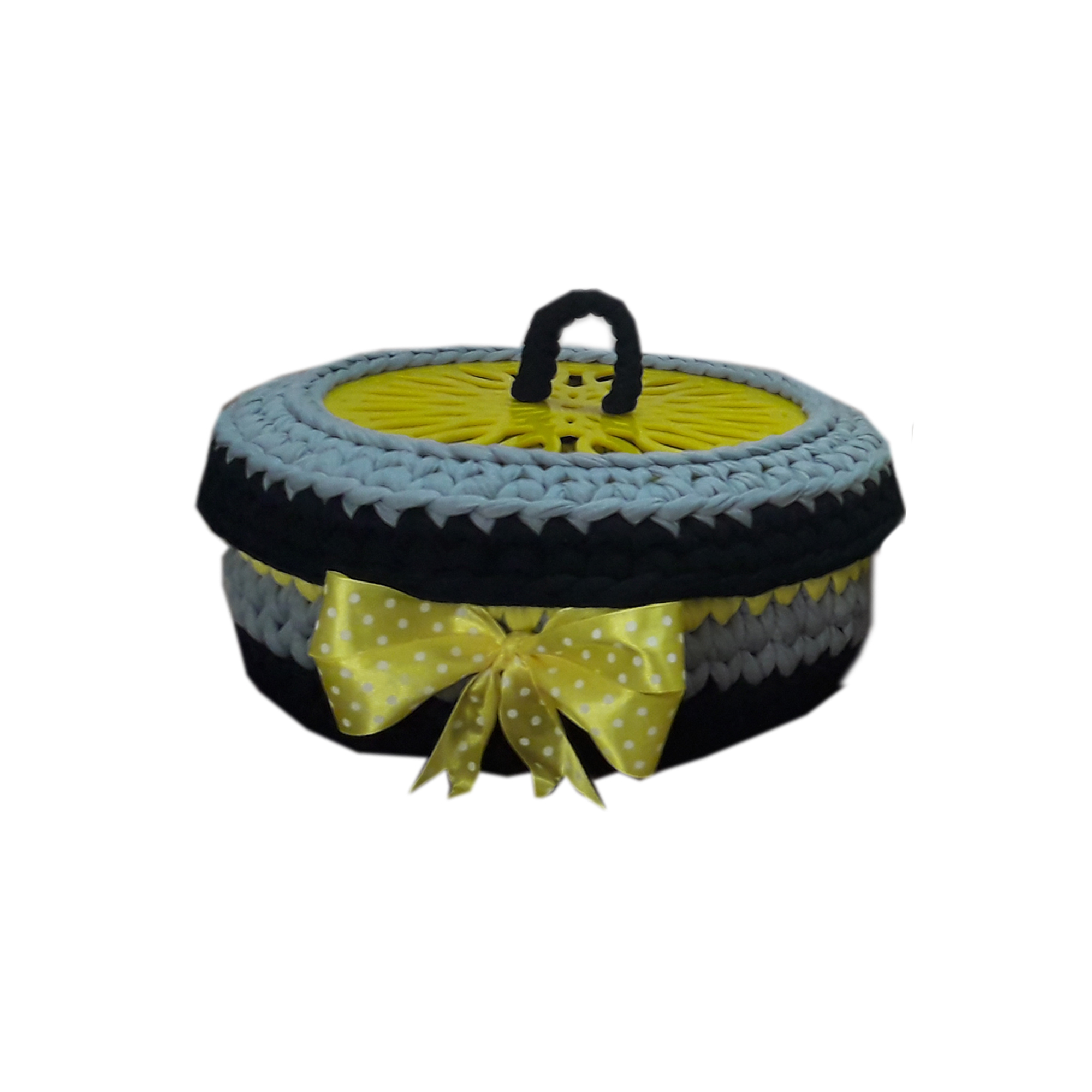 سبد قلاب بافی تریکو مدل yel-01