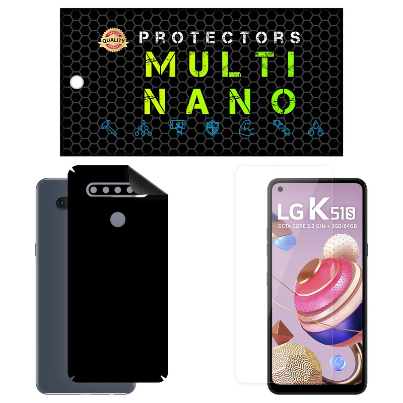 محافظ صفحه نمایش مولتی نانو مدل X-SFM مناسب برای گوشی موبایل ال جی K51S به همراه برچسب پوششی