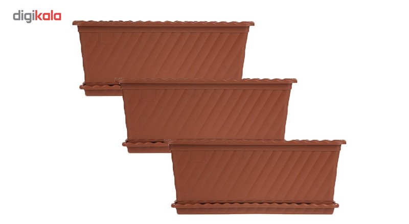 گلدان گل سنگ مدل 316 مجموعه سه عددی