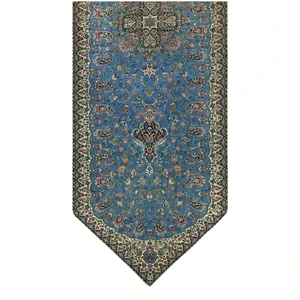 رانر ترمه ابریشمی خانه ترمه ایران طرح شاهپسند ممتاز 5522 سایز 175 × 50