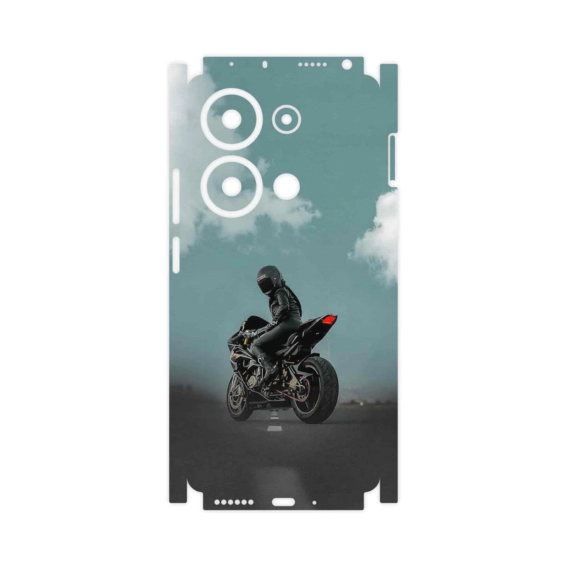 برچسب پوششی ماهوت مدل Motorcycling-FullSkin مناسب برای گوشی موبایل شیائومی Redmi Note 13 Pro 4G