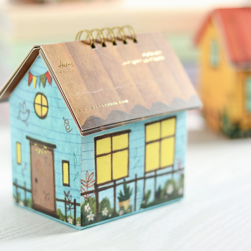 تقویم رومیزی سال 1404 مدل کلبه