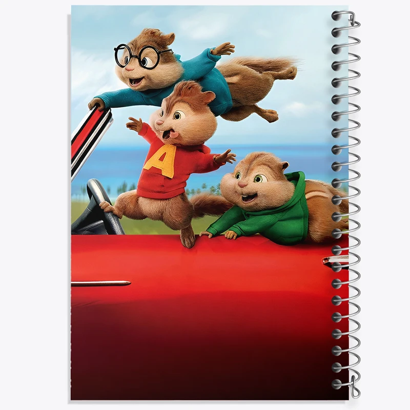 دفتر نقاشی 50 برگ خندالو طرح آلوین و سنجاب ها کد F8321