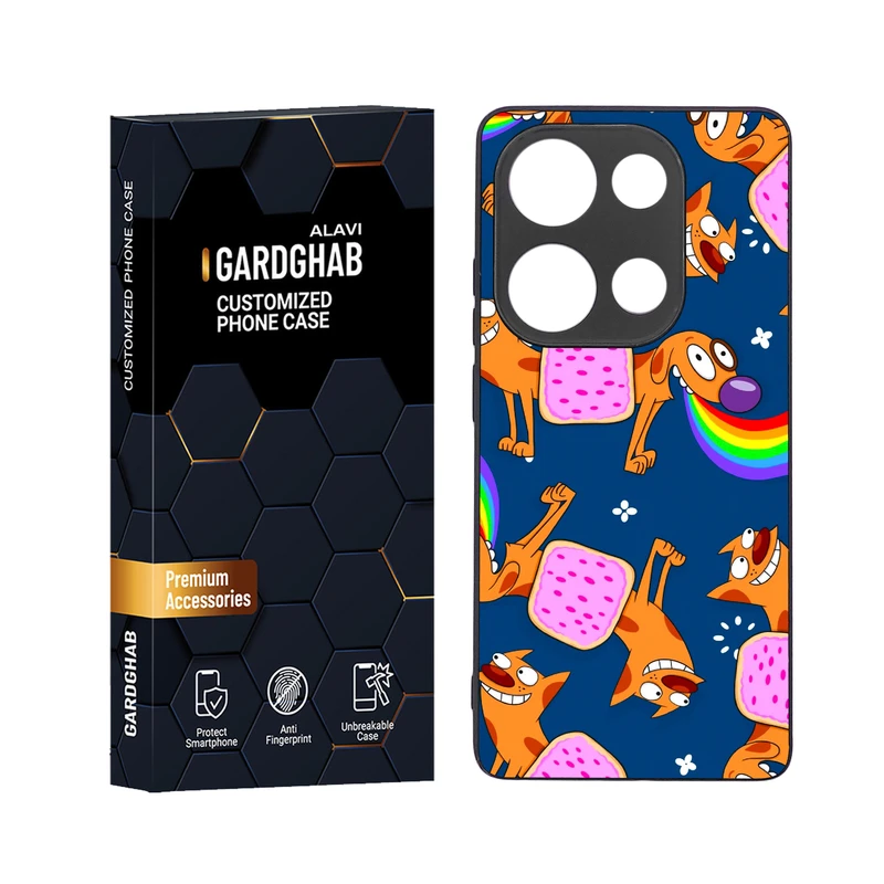 کاور گارد قاب علوی مدل دور ژله ای مناسب برای گوشی موبایل شیائومی Poco M6 Pro 4G