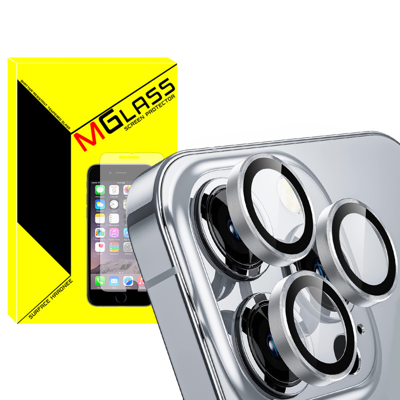 محافظ لنز دوربین ام گلس مدل Ring-Metal-MG مناسب برای گوشی موبایل اپل Iphone 15 Pro Max