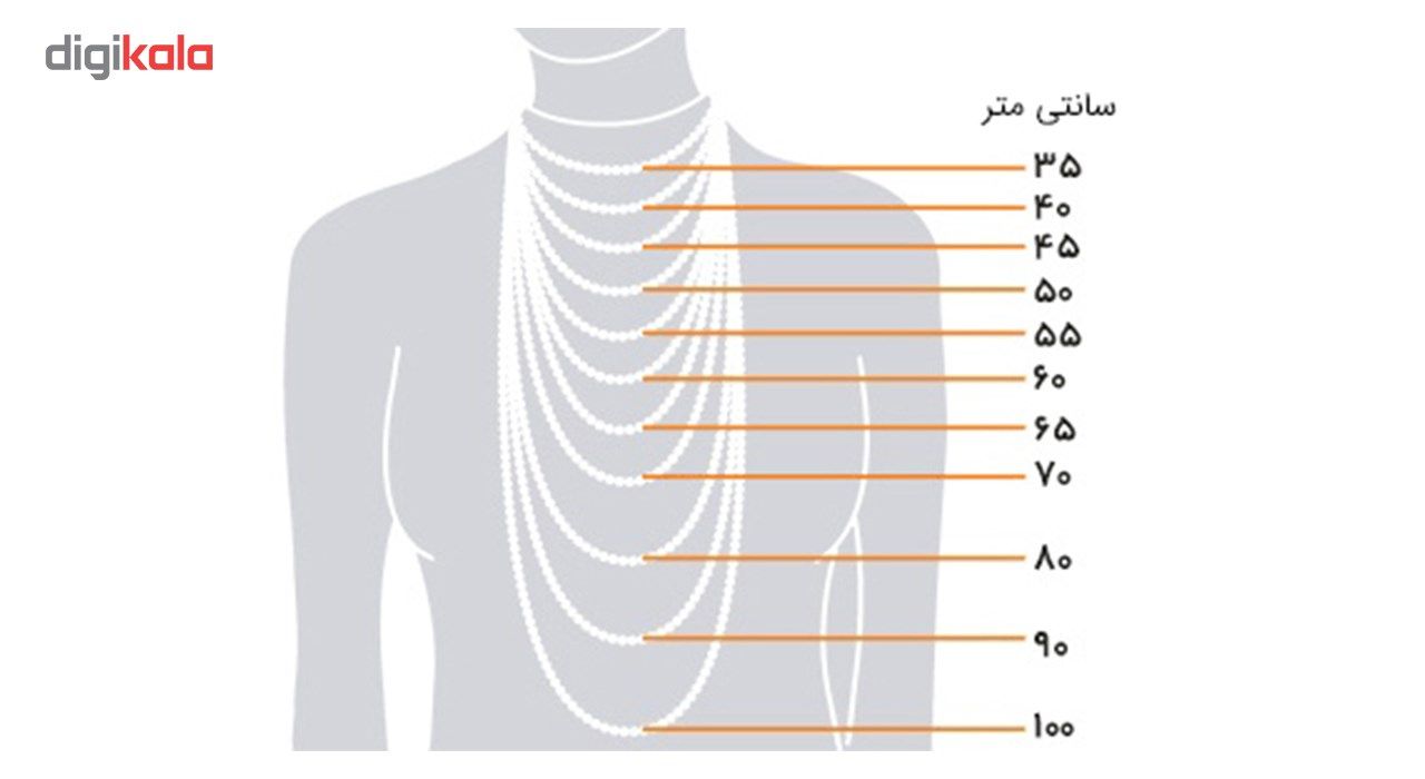 زنجیر زنانه مدل nm629 -  - 4