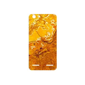 MAHOOT Gold Marble Cover Sticker for Lenovo Vibe K5 Plus