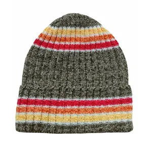 کلاه بافتنی بچگانه مدل مخمل کد 002