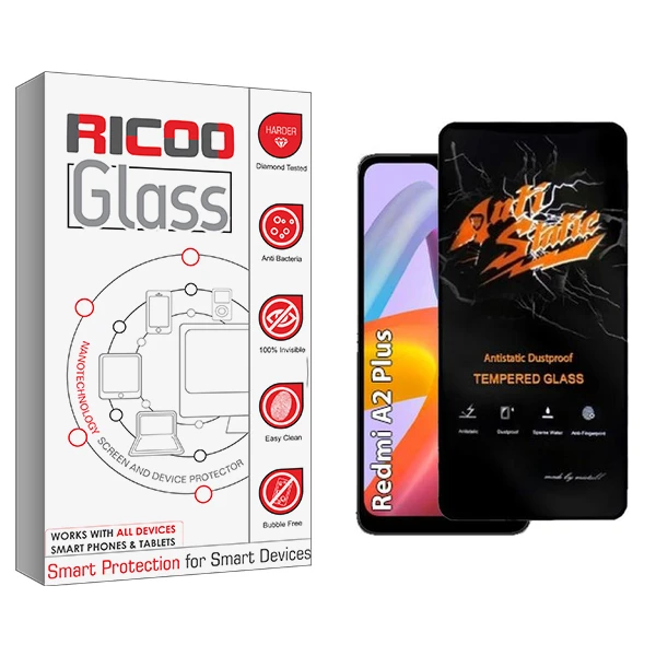 محافظ صفحه نمایش ریکو مدل RC Antistatic مناسب برای گوشی موبایل شیائومی Redmi A2 Plus