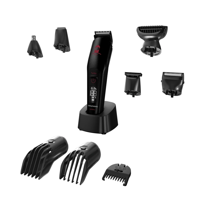 ست ماشین اصلاح موی صورت و بدن شارژی گروندیگ مدل MGK 9030 PRO Version 2025