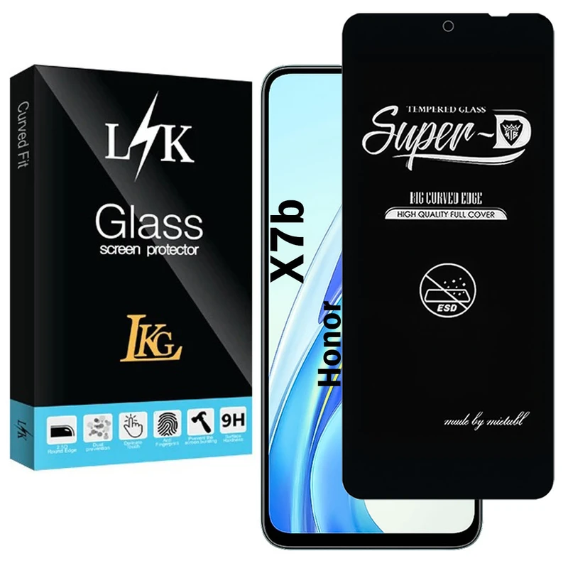 محافظ صفحه نمایش شیشه ای ال کا جی مدل SupD-Lk مناسب برای گوشی موبایل آنر X7B