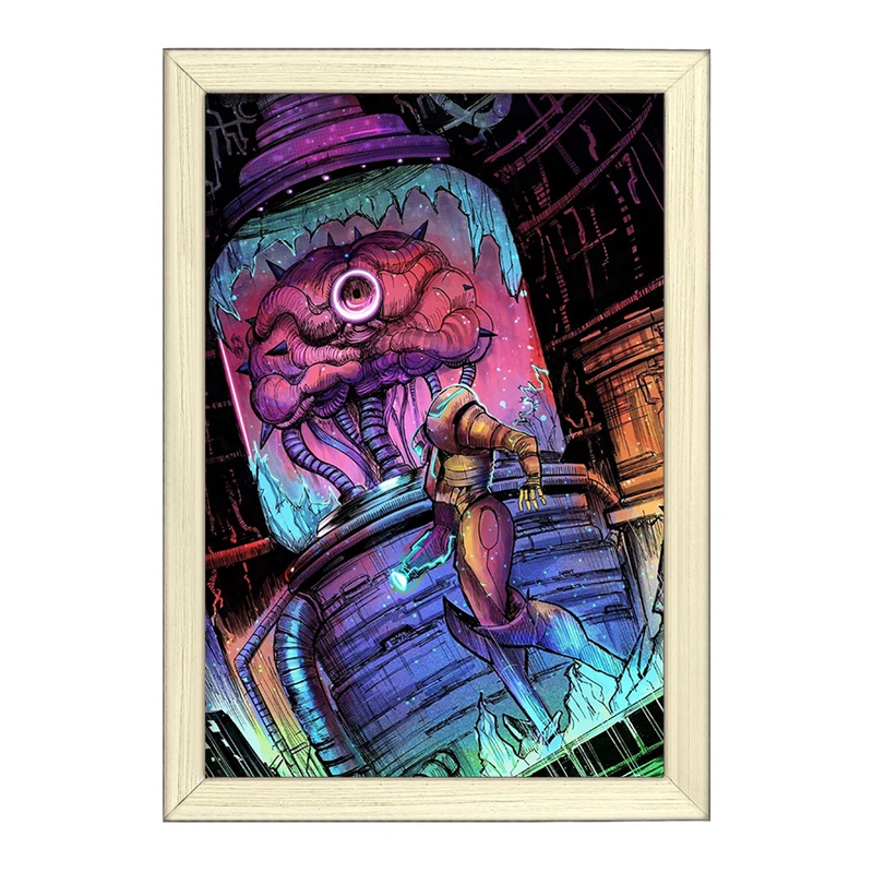 تابلو خندالو طرح بازی متروید (Metroid) کد 35653