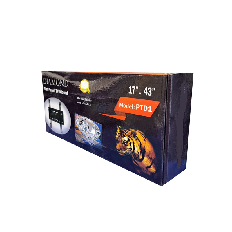 پایه دیواری تلویزیون دیاموند کد P98 مناسب تلویزیون های 17 تا 43 اینچ