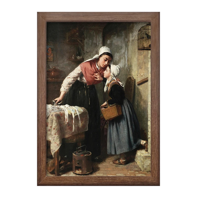 تابلو خندالو طرح نقاشی ماموریت اثر پیر ژان ادموند کستان کد F12368