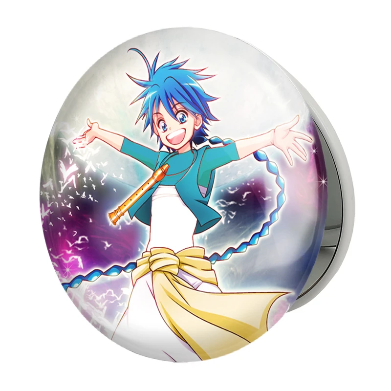 آینه جیبی خندالو طرح جعفر انیمه ماگی هزارتوی سحر و جادو مدل تاشو کد 36076