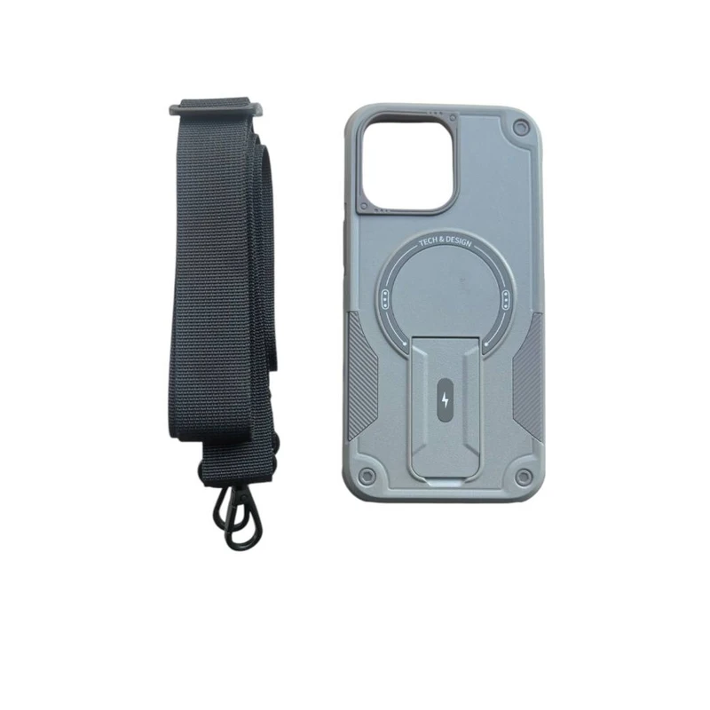 کاور مدل مک سیف دار کد 509 مناسب برای گوشی موبایل اپل Iphone 14 promax به همراه بند آویز