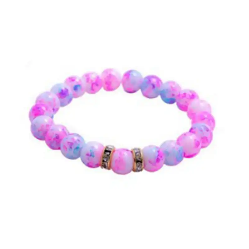 دستبند دخترانه مدل غزل کد 01 بسته 10 عددی