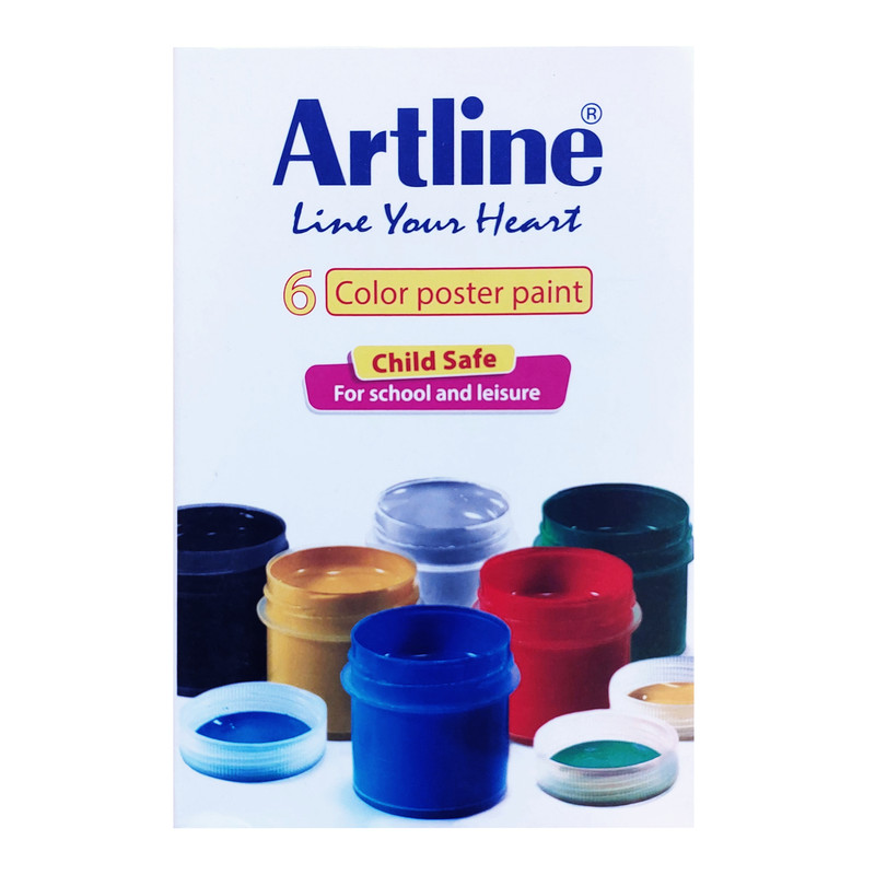 گواش 6 رنگ آرت لاین مدل Child safe