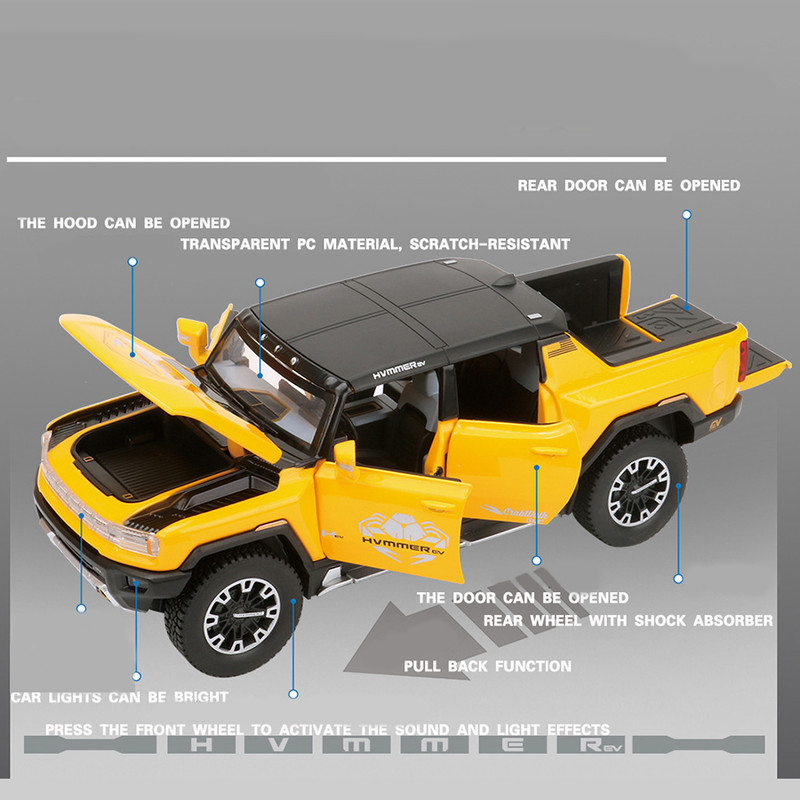 ماکت ماشین طرح هامر مدل Hummer EV
