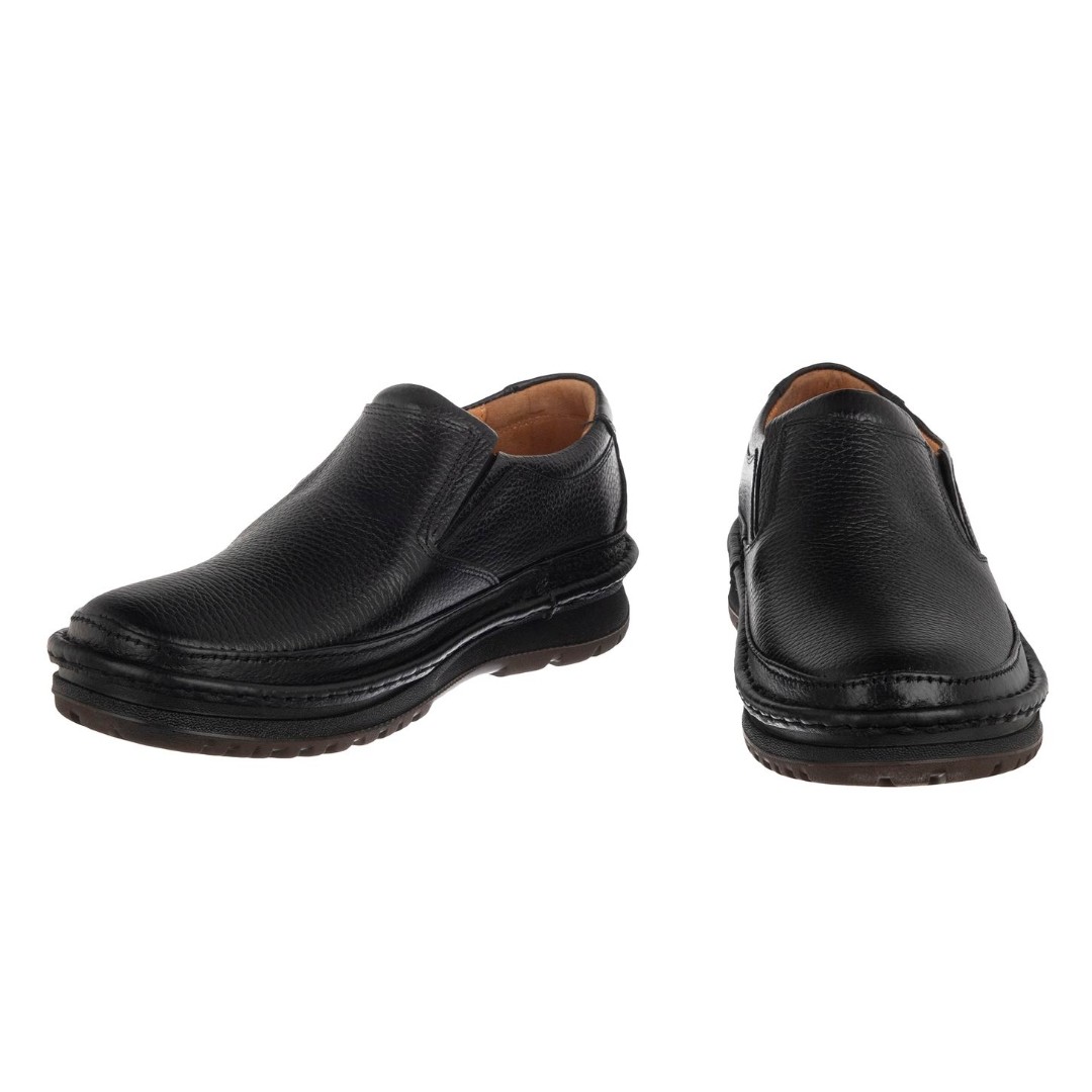 کفش روزمره مردانه آذر پلاس مدل چرم طبیعی کد A503101 -  - 2