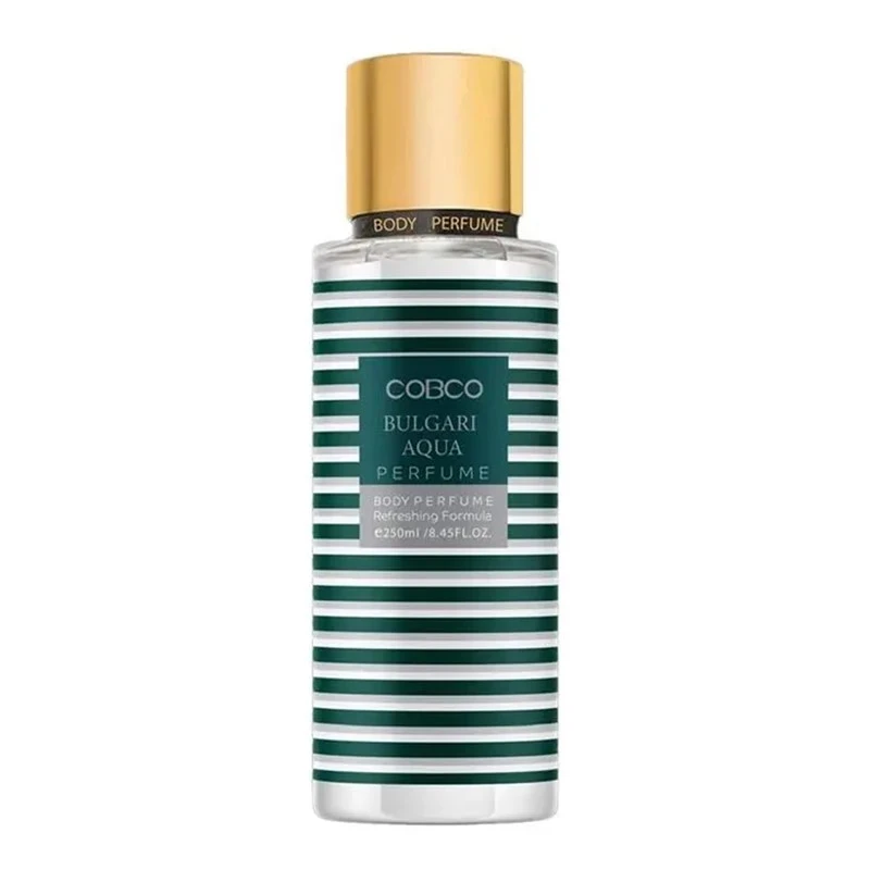 بادی اسپلش  مردانه کوبکو مدل BULGARI AQUA حجم 250 میلی لیتر