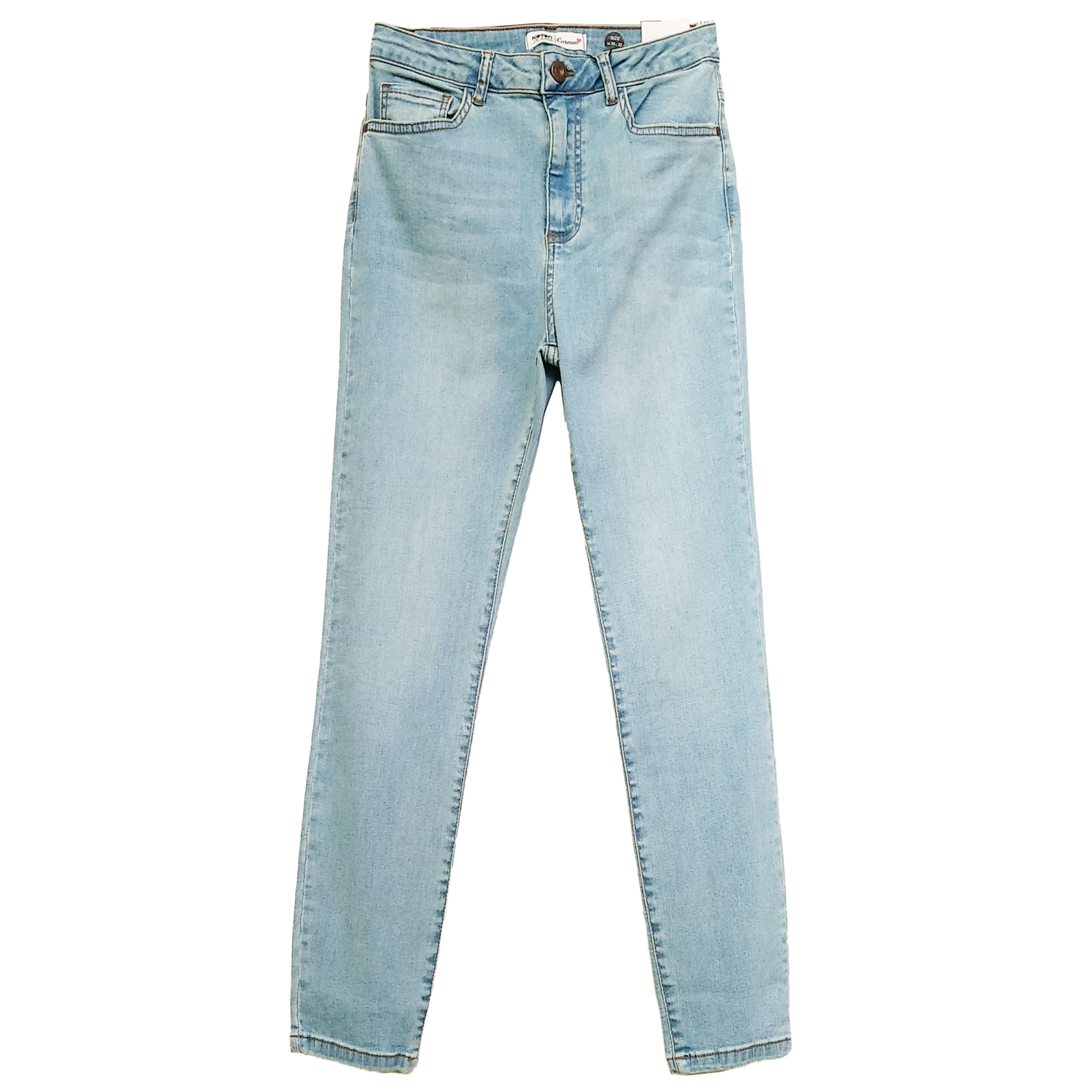 شلوار جین زنانه کوتون مدل 9YAK47372MDFD6