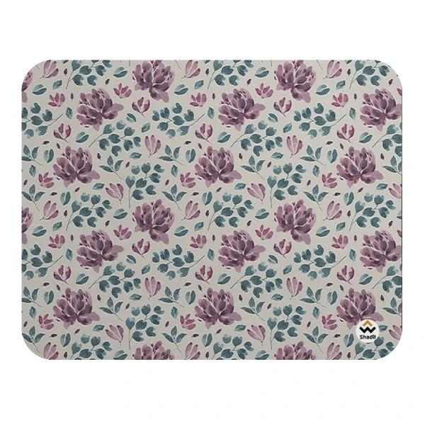 ماوس پد شادیت مدل گل آبرنگی کد01 سایز24*19سانتی متر