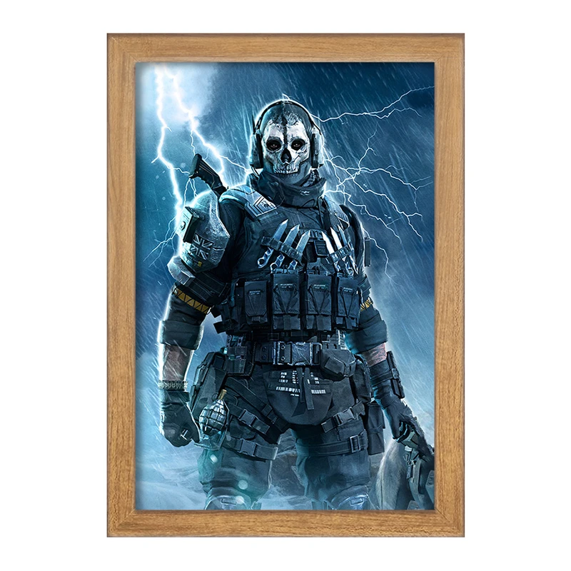 تابلو خندالو مدل بازی کال آف دیوتی مدرن وارفر وارزون گوست کد 26118