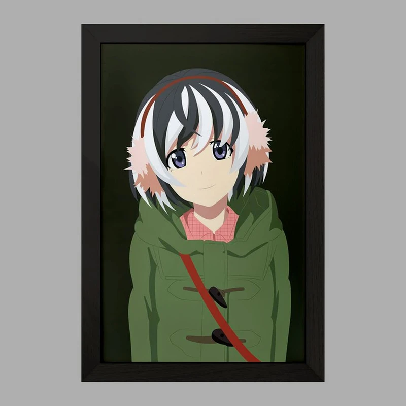 تابلو خندالو مدل نادئکو سنگوکو انیمه مونوگاتاری  کد 16180