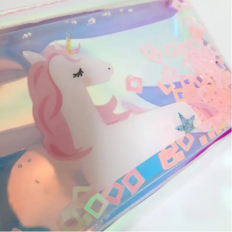 جامدادی طرح یونیکورن مدل آکواریوم کد Unicorn-pk