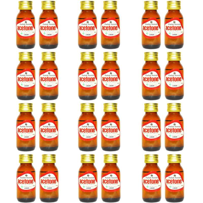 استون لاک پاک کن فدک تانیش مدل GL12 حجم 60 میلی لیتر مجموعه 24 عددی