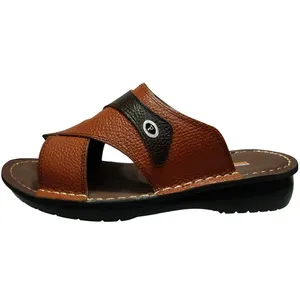 صندل مردانه چرم تبریز مدل طبی پیمان