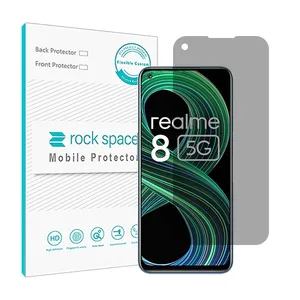 Rock space HyPRV model privacy screen protector suitable for Realme 8 5G mobile phone