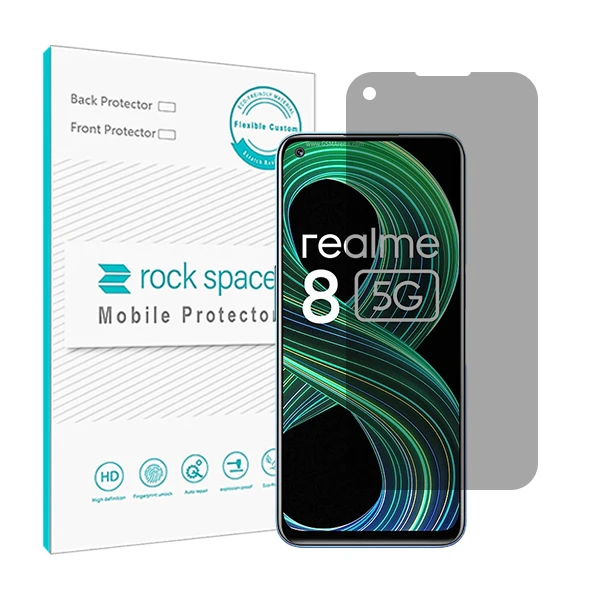 محافظ صفحه نمایش حریم شخصی راک اسپیس مدل HyPRV مناسب برای گوشی موبایل ریلمی 8 5G RMX3241