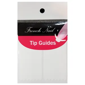 برچسپ فرنچ ناخن Tip Guide مدل زیک زاک