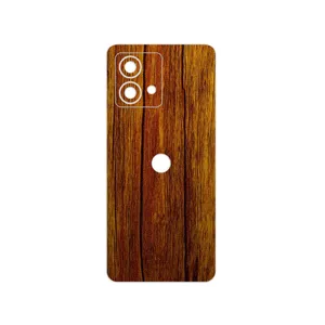 MAHOOT Orange-Wood Cover Sticker for Motorola Moto G84