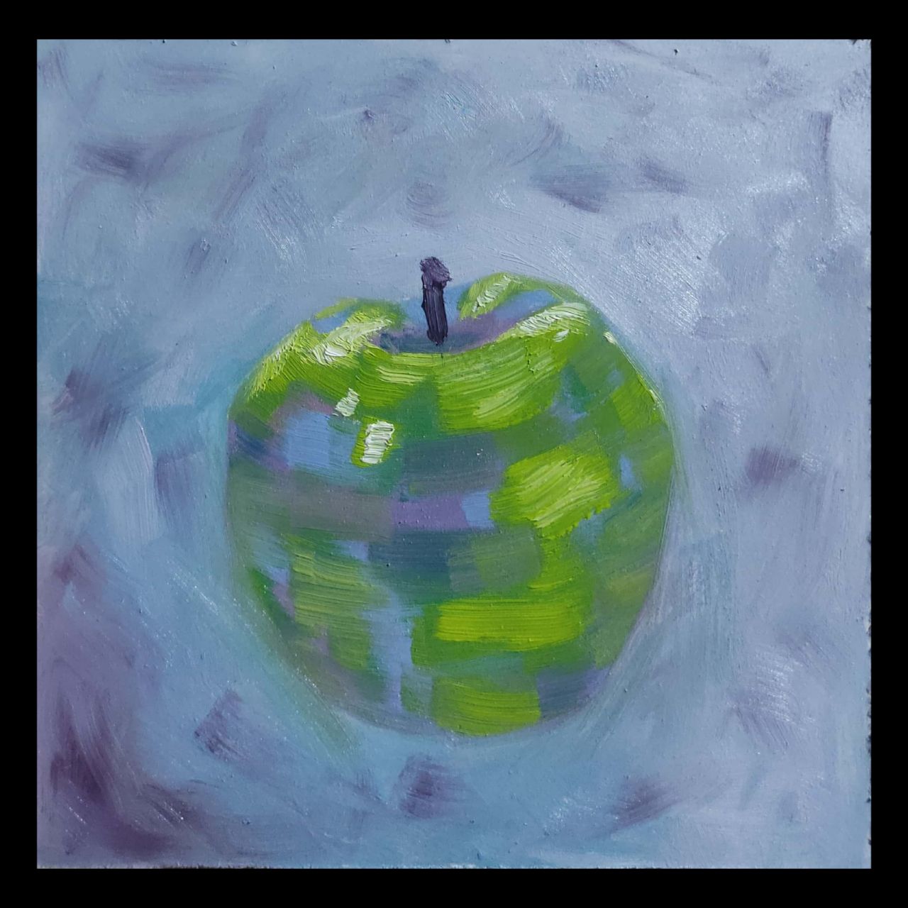 تابلو نقاشی رنگ روغن مدل سیب کد 7