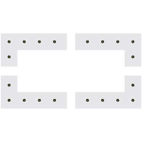 کناف پیش ساخته سقف مدل آرک طرح چند وجهی کد  LM4 بسته 4 عددی