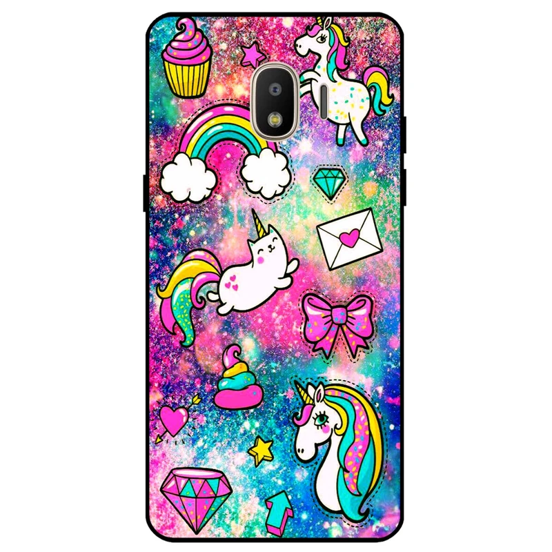 کاور مگافون طرح تک شاخ مدل 8155 مناسب برای گوشی موبایل سامسونگ Galaxy J4 2018          