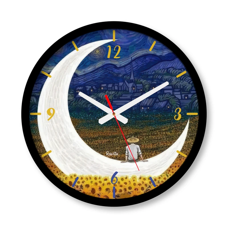 ساعت رومیزی عقربه‌ای راویتا مدل سبک ونگوک کد 3627