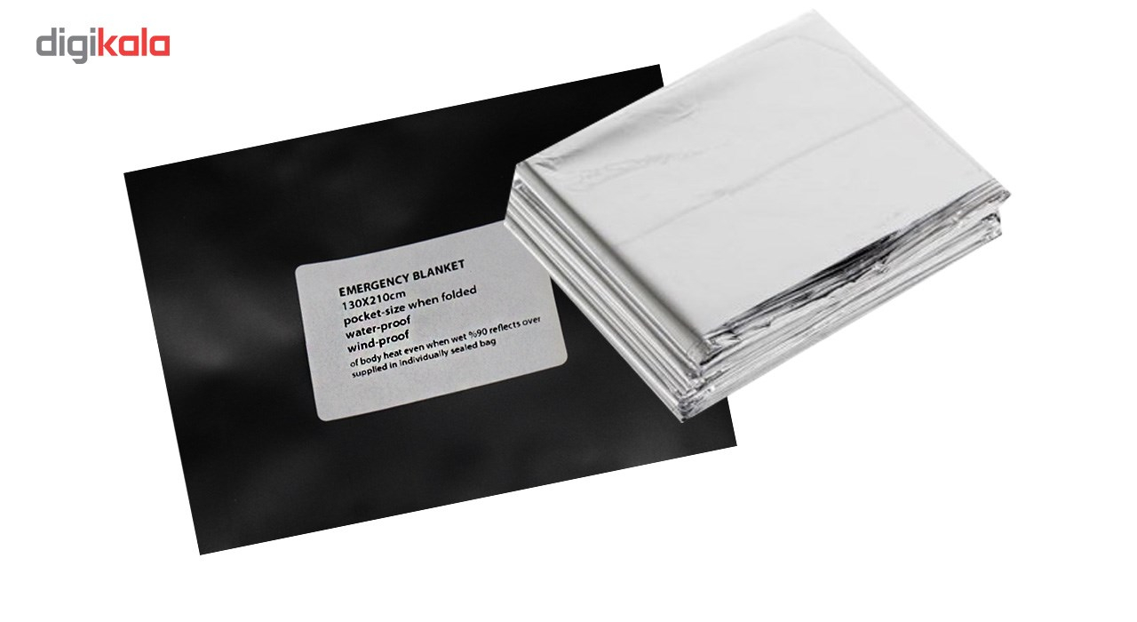 پتو نجات  تایم  مدل EMERGENCY BLANKET سایز 130x210 سانتی متر
